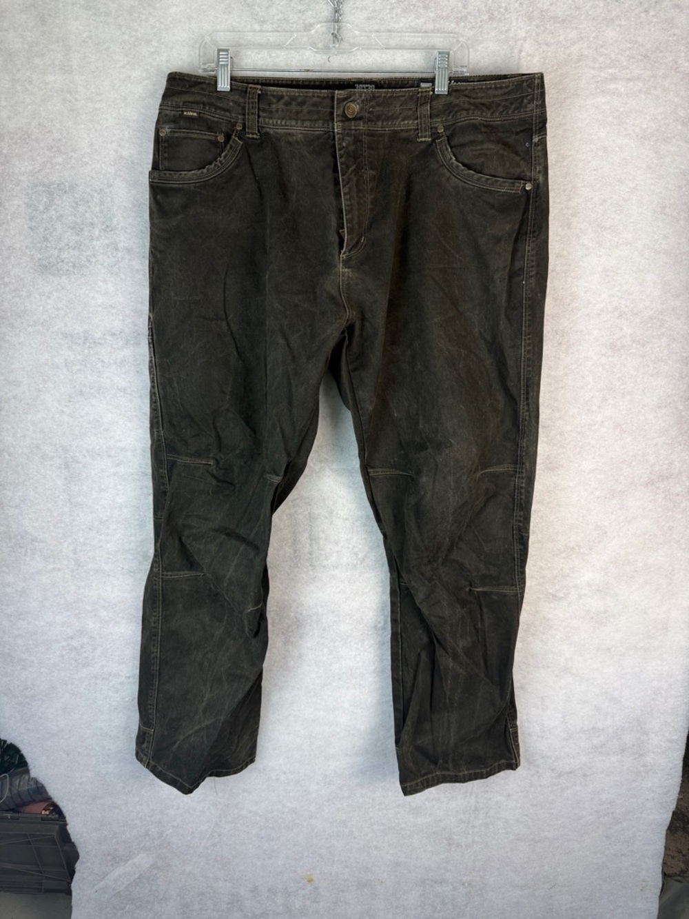 Kuhl Ryder Men's Dark Brown Workwear Pants 38x30